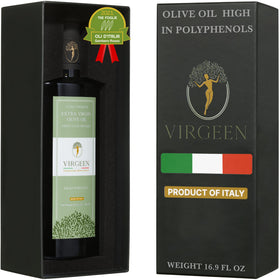 VIRGEEN N°1 EVOO bottle pour for easy daily drizzle.