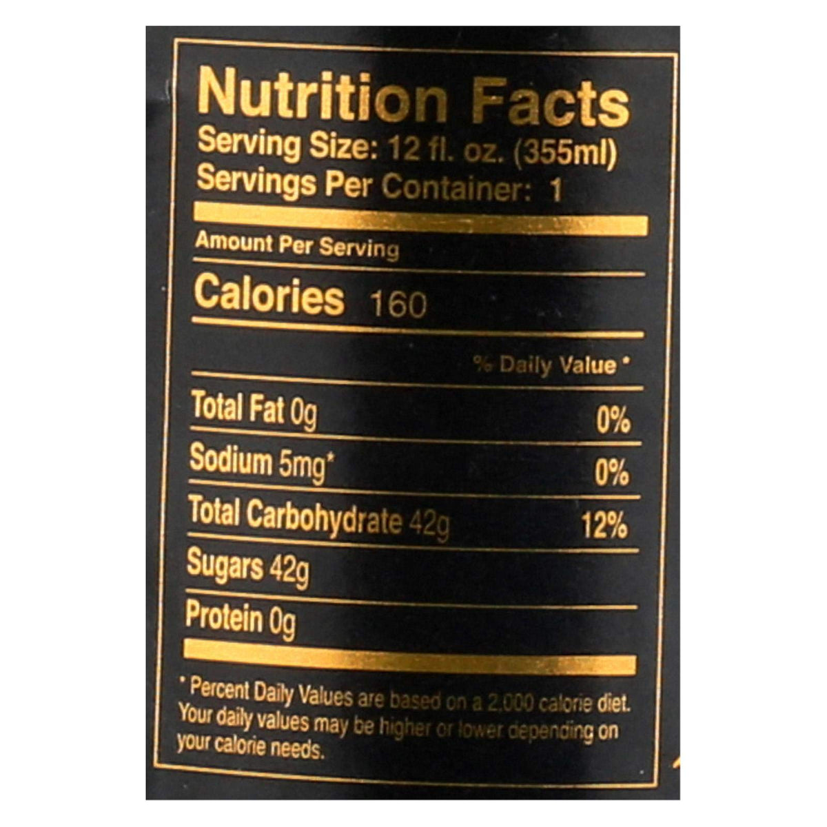 Virgil's Soda Root Beer 4pk back-label detail highlights natural ingredients and brewing quality