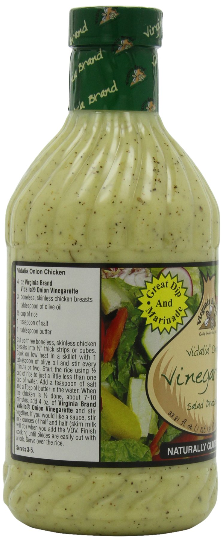 Virginia Brand Vidalia Onion Vinaigrette 4-pack display for value and convenience