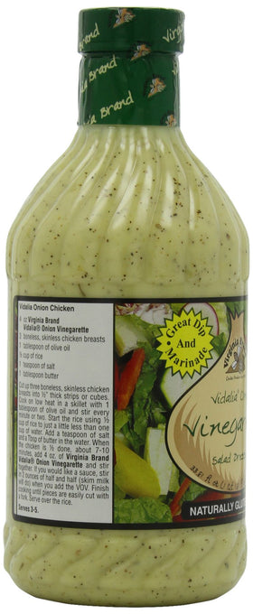Virginia Brand Vidalia Onion Vinaigrette 4-pack display for value and convenience