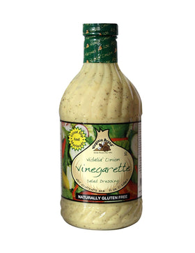 Virginia Brand Vidalia Onion Vinaigrette bottle front view highlights sweet onion flavor for salads