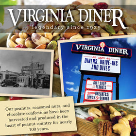 Virginia Diner Cranberry Nut Mix close-up of nuts and cranberries—rich textures for entertaining.