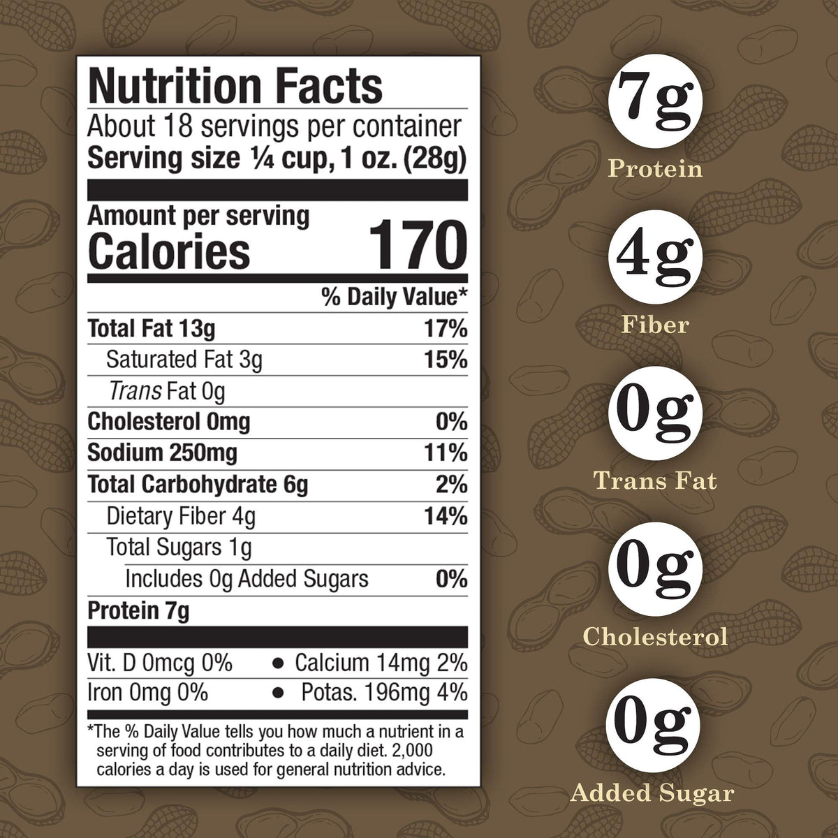Virginia Diner non-GMO nuts use natural ingredients for mindful snacking.