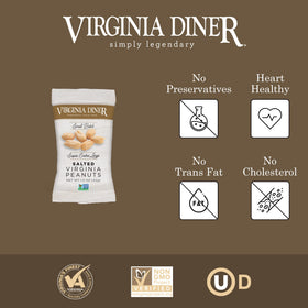 Virginia Diner snack bags for on-the-go lunches and office snacking