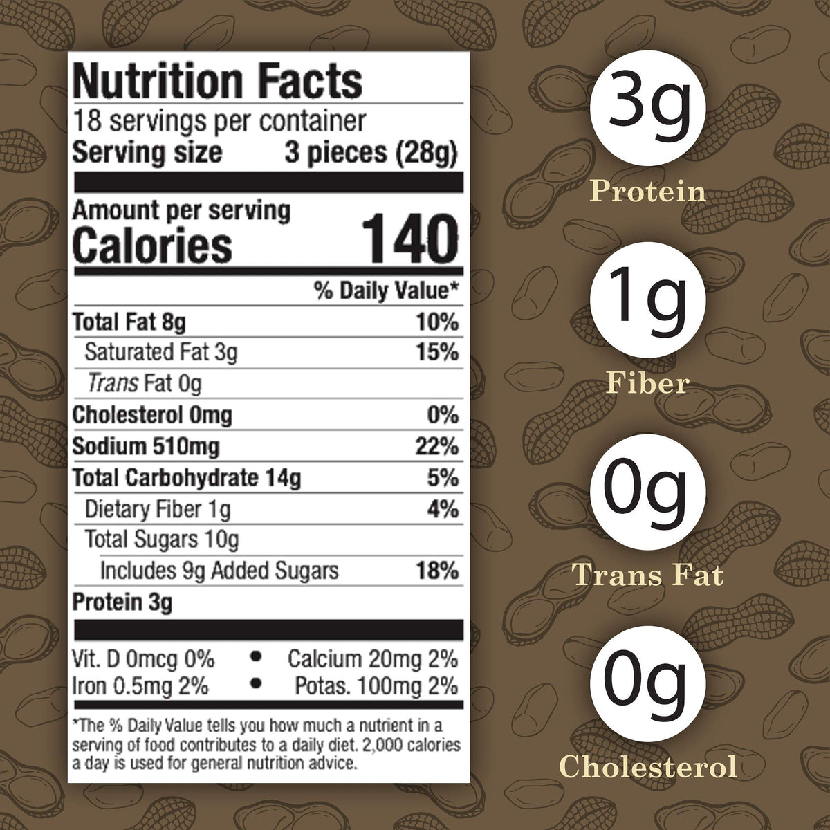 Virginia Diner vacuum-sealed tin preserves freshness and crunch