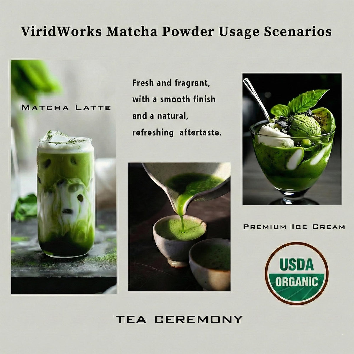 ViridWorks USDA, JAS, Rainforest Alliance certified tea