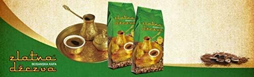 Vispak Zlatna Dzezva steaming cup evokes rich aroma and comfort.