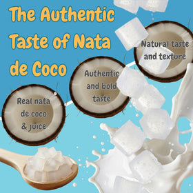 Glass of Visvita drink served chilled, showcasing creamy coconut flavor.