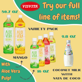 Visvita Variety Pack top view shows convenient 20-pack for on-the-go hydration