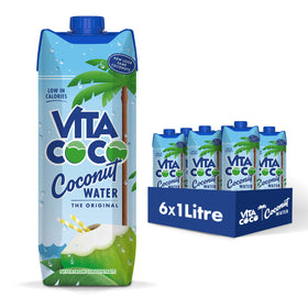 Vita Coco Original bottle being poured for daily hydration before workouts.