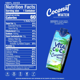 12-pack Vita Coco display of 11.1 oz bottles for daily hydration