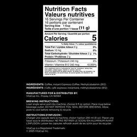 Vitacup antioxidant coffee blend with natural compounds in every cup