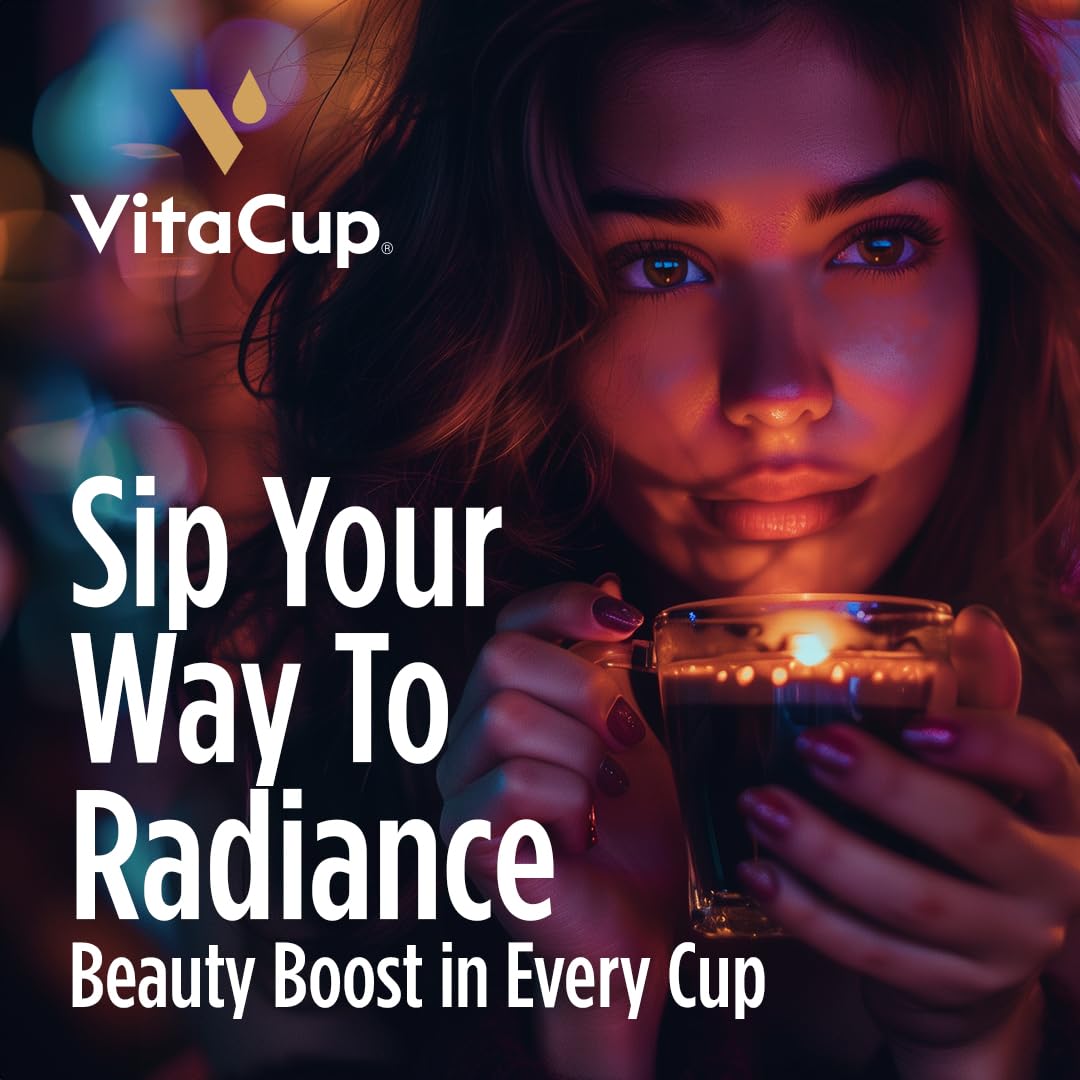 VitaCup biotin-folate-infused coffee shows a convenient vitamin boost in every cup.