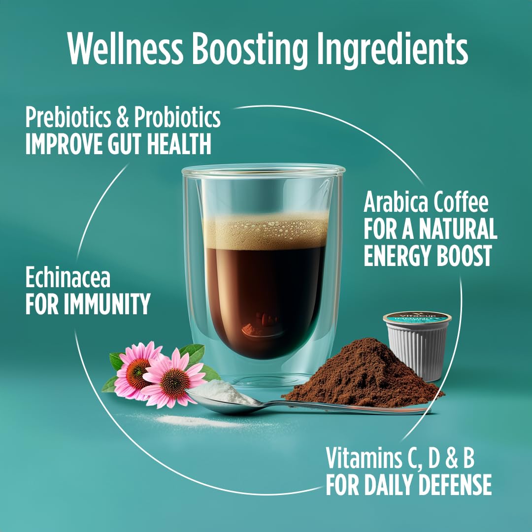 VitaCup Immunity probiotic blend in a pod supports gut-friendly routines