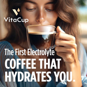 VitaCup instant coffee sticks in a medium roast for quick preparation.