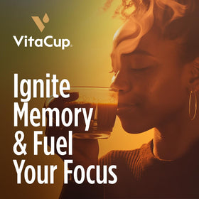 VitaCup Lightning Coffee Pods in a Keurig brewer scene emphasize convenience and single-serve freshness.