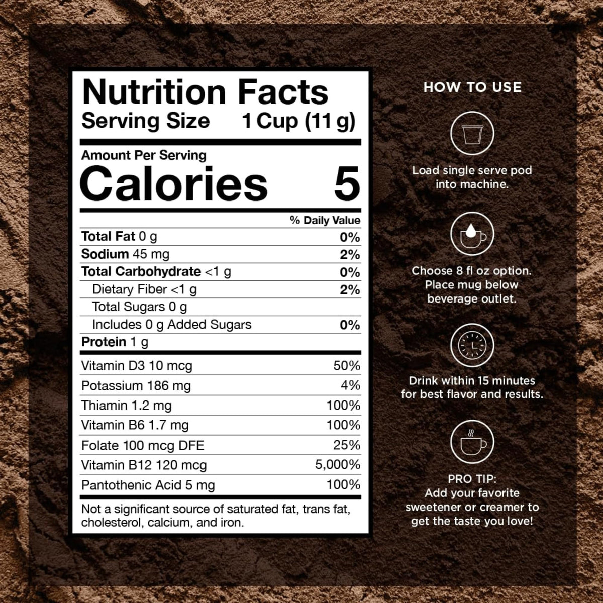 VitaCup Lions Mane brew boosts focus and concentration in your day.