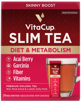 VitaCup Slim instant tea packets front view for on-the-go refreshment