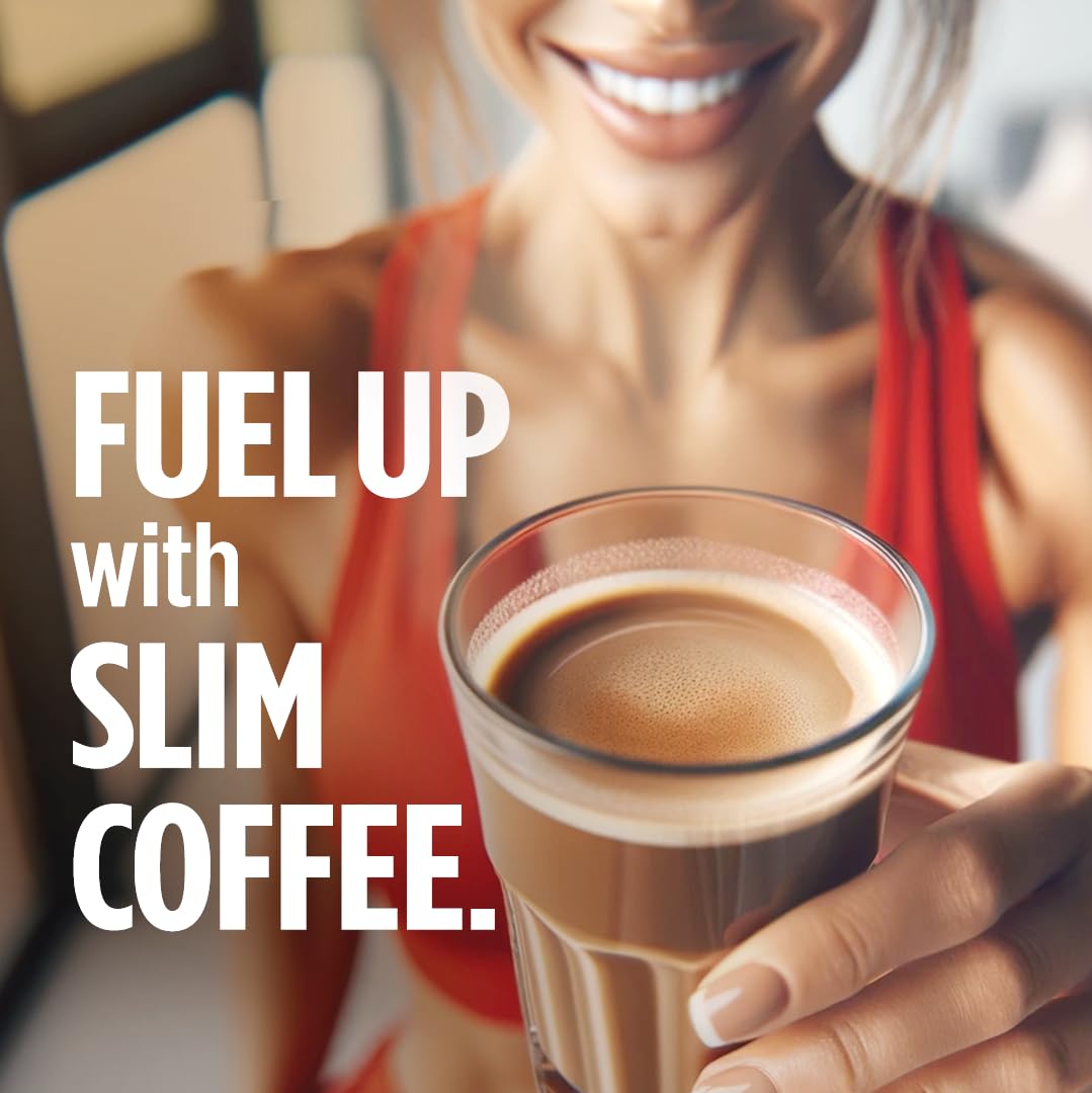 VitaCup Slim single-serve stick opened, ready to mix for a quick, satisfying cup.