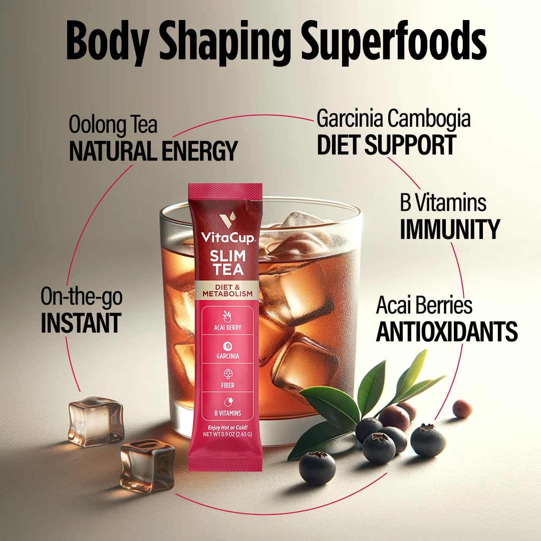 VitaCup Slim tea in cup showcasing smooth oolong flavor