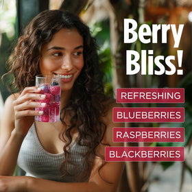 On-the-go VitaCup packets for quick bloating relief and hydration throughout the day