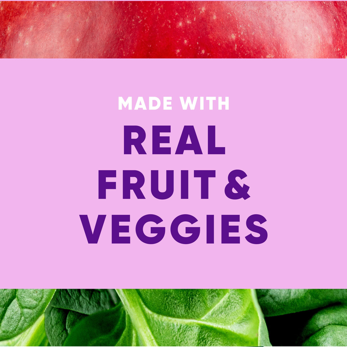 Vitafusion vitamin-boosted smoothie apple-spinach-banana grab-and-go nutrition