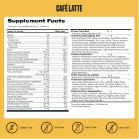 VitaHustle ONE Meal Replacement Shake glass with ice demonstrates refreshing meal or snack option.