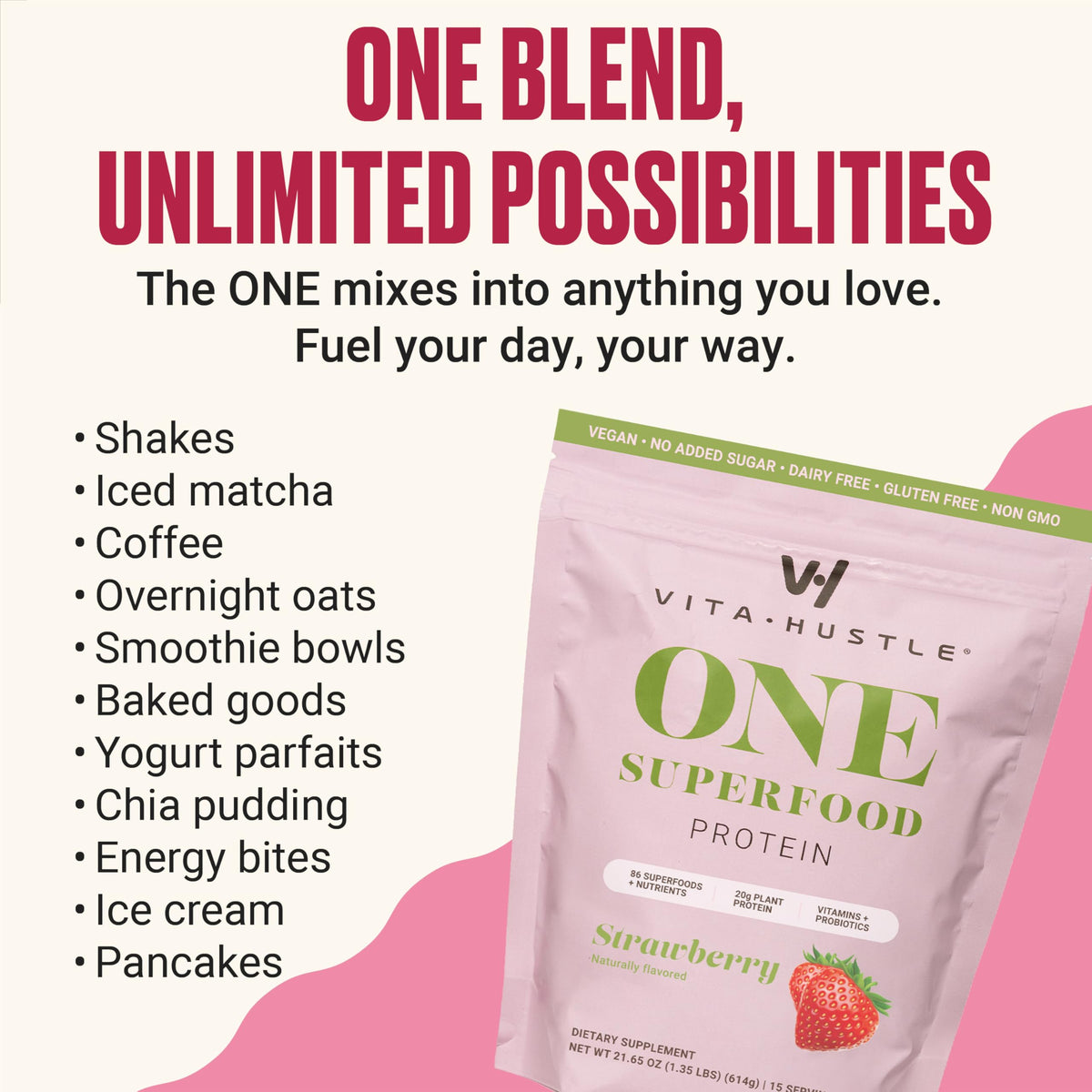 VitaHustle ONE USA-made packaging emphasizes quality and trusted manufacturing
