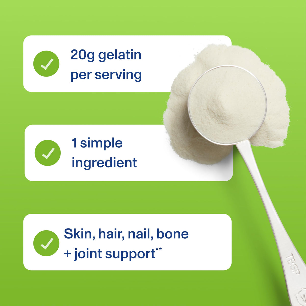 Vital Proteins Beef Gelatin Powder added to soup or stew to help thicken naturally.