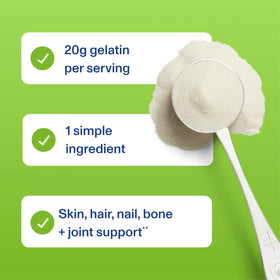 Vital Proteins Beef Gelatin Powder added to soup or stew to help thicken naturally.