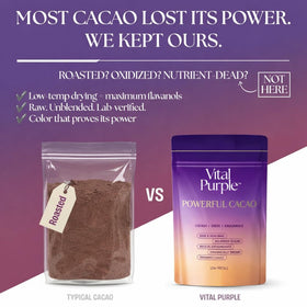 Vital Purple cup-energized illustrates ready-to-drink enjoyment and flexibility.
