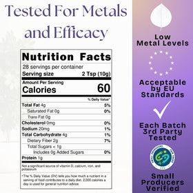 Vital Purple nibs in hand emphasizes easy, grab-and-go nourishment