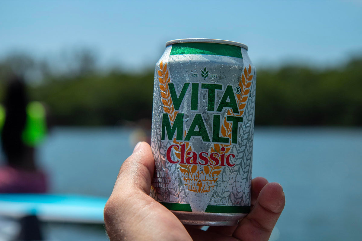 Vitamalt Classic with meals, versatile beverage option.