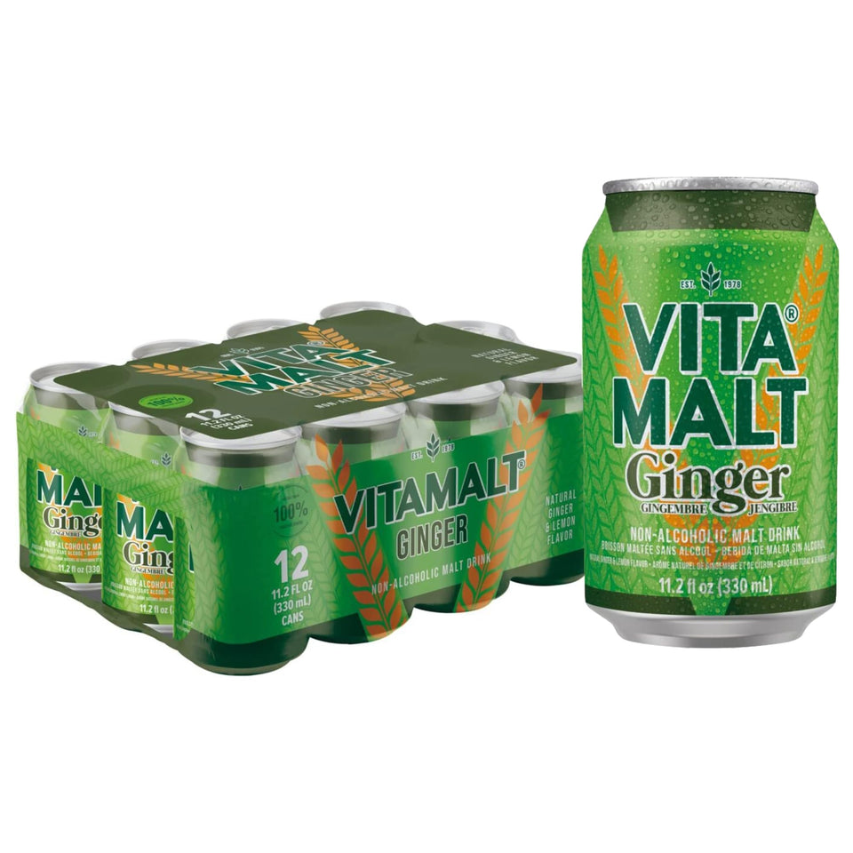 Vitamalt Ginger can served chilled for a refreshing break.
