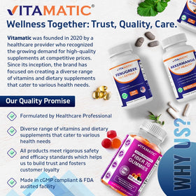 Vitamatic packaging highlights USA-made production in an FDA-registered facility
