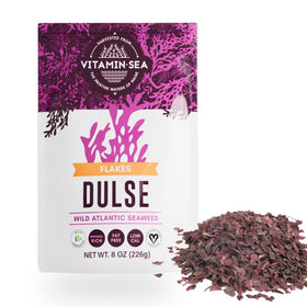 Vitamin Sea Dulse dried seaweed flakes add savory umami to soups and salads.