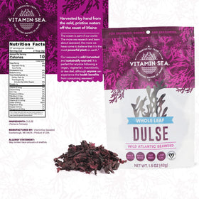 Vitamin Sea dulse seasoned soup or noodles, enhances broth with oceanic umami