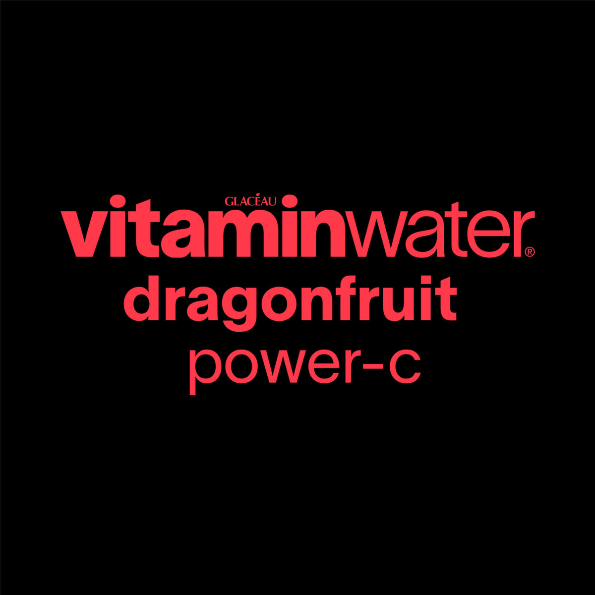 vitaminwater Power-C Dragonfruit being poured into a glass for on-the-go refreshment