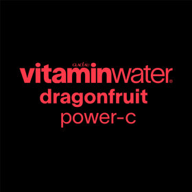 vitaminwater Power-C Dragonfruit being poured into a glass for on-the-go refreshment