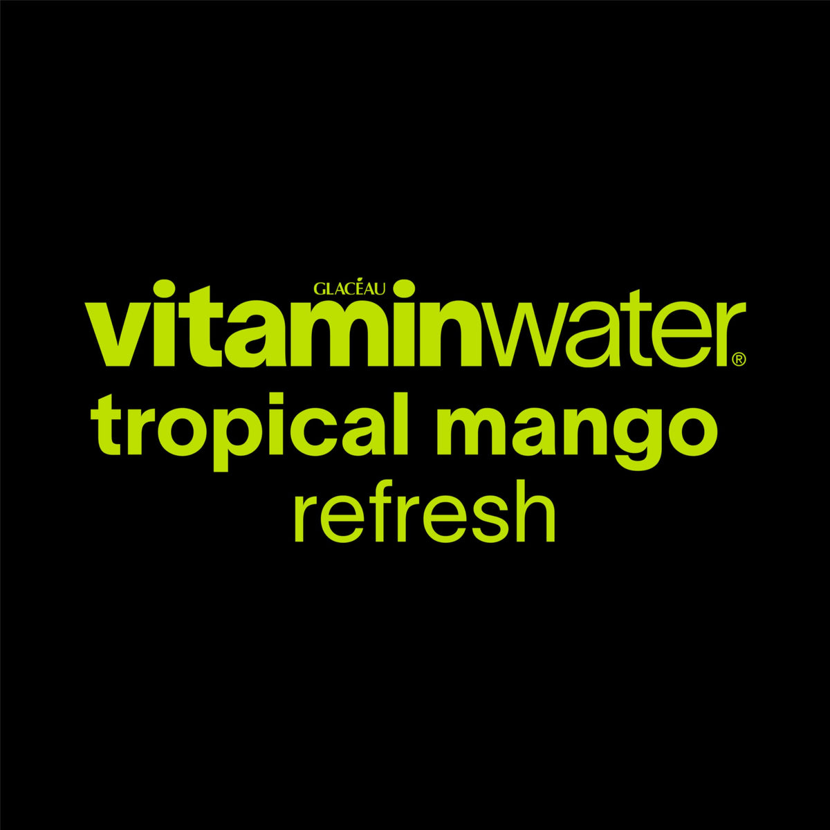 vitaminwater Refresh Tropical Mango pour highlights quick, tasty hydration between tasks.