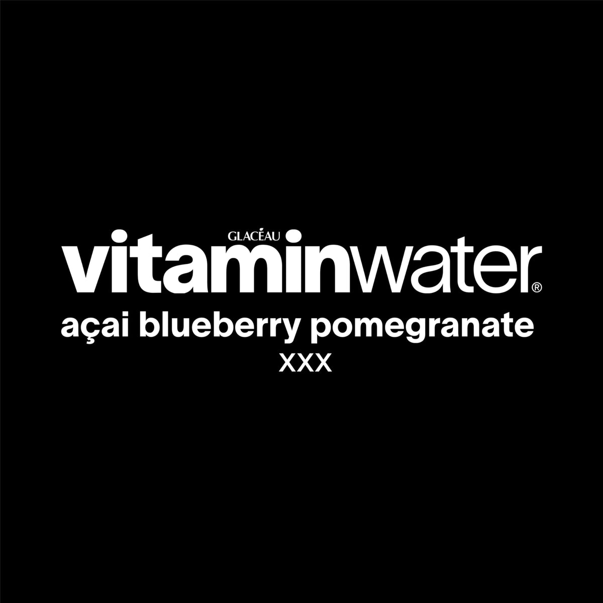 Vitaminwater XXX bottle cap closeup emphasizing convenient twist-off cap for busy days
