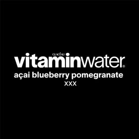 Vitaminwater XXX bottle cap closeup emphasizing convenient twist-off cap for busy days