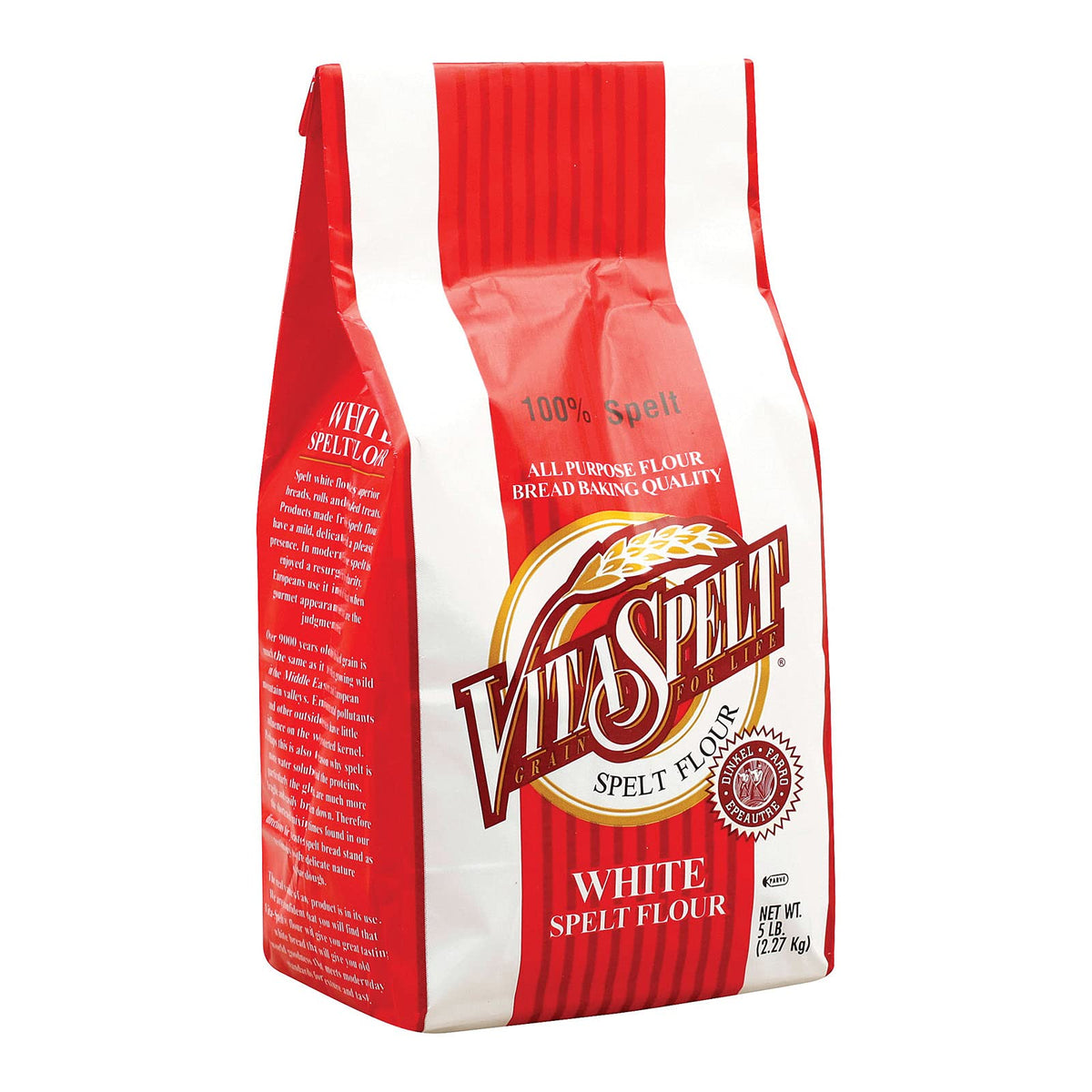 VitaSpelt White Flour 5lb bag ideal for baking breads and pastries