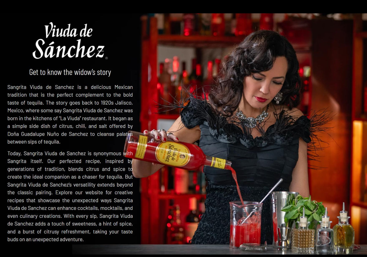 Sangrita served in a glass alongside lime and tequila for a cocktail pairing