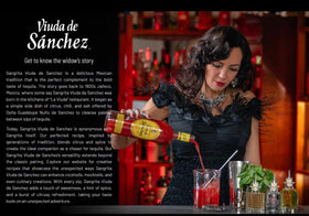 Sangrita served in a glass alongside lime and tequila for a cocktail pairing