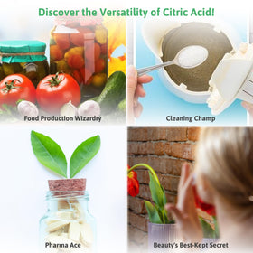 Viva Doria fine-grain citric acid shows high solubility in water for quick mixing