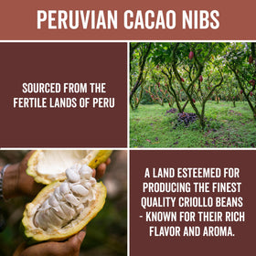 Viva Naturals keto-friendly cacao nibs as a snack idea in a jar