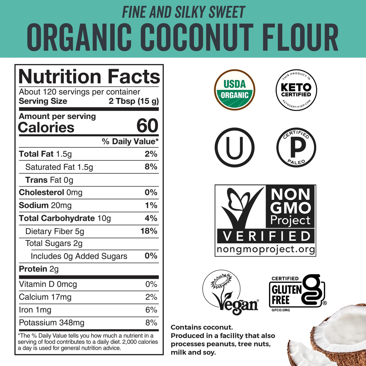 Organic and non-GMO certification seals on Viva Naturals packaging