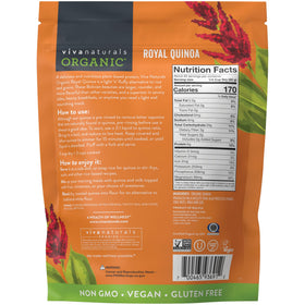 Viva Naturals quinoa ready-to-use, versatile ingredient for baking and sides.