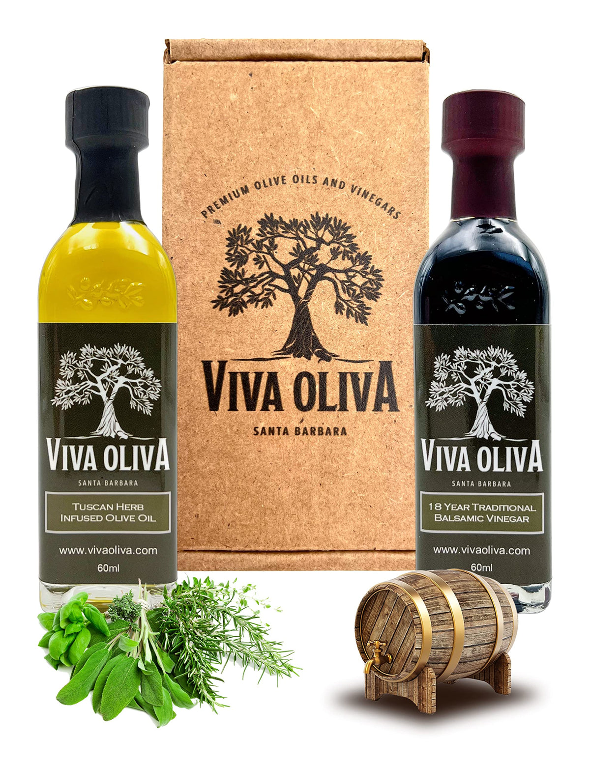Viva Oliva Tuscan Herb Olive Oil bottle for everyday cooking and dipping